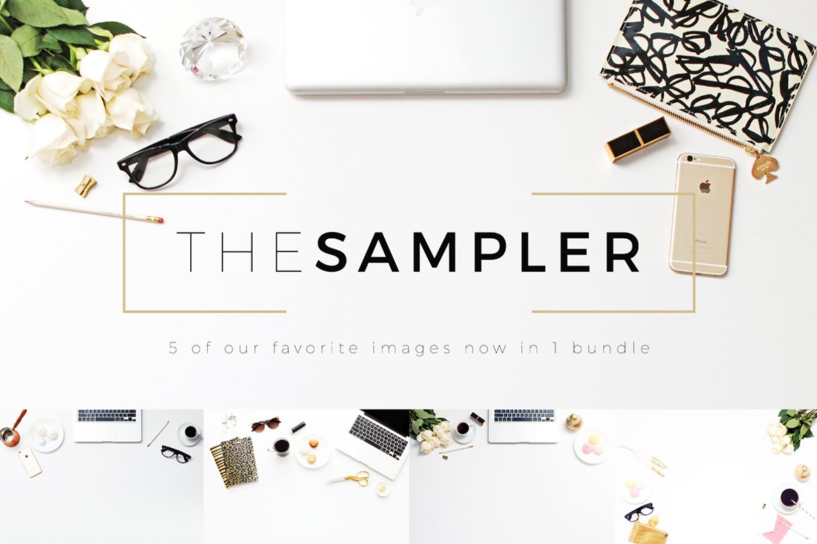 The Sampler Header Image Bundle - Product Mockups - 1